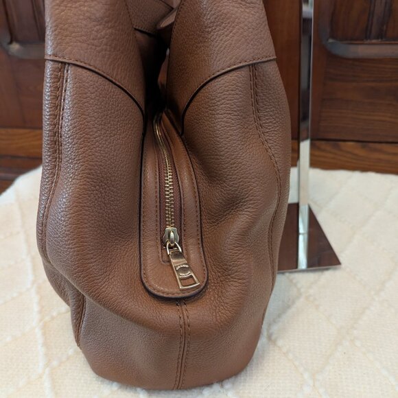 Coach Lexi pebble leather shoulder bag F57545 in mocha - Picture 5 of 15